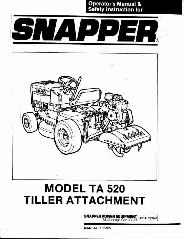 Snapper Tiller TA 520-page_pdf